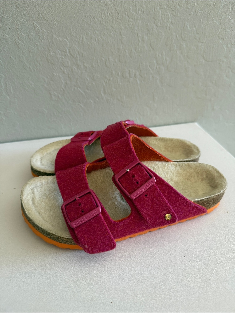 Free People x Birkenstock Arizona Happy Lamb Sandals 37